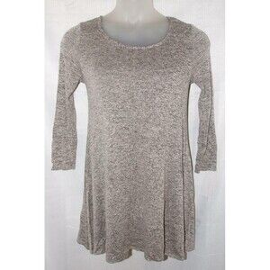 Marled Sz Medium Casual or Dress Stretchy Lightweight Tunic Sweater TMG